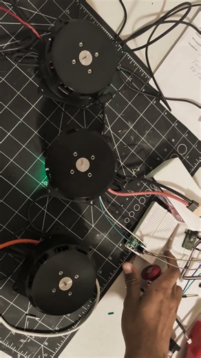 Controlling 3 Odrive Motors Using CAN 🏍️⚙️ #engineering #motors #arduino