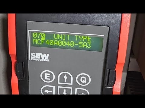 SEW Movi Drive Compact Configuration using Keypad. Step by step