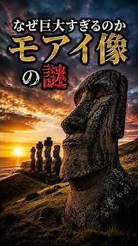 なぜ巨大すぎるのかモアイ像の謎#モアイ像 #イースター島 #ラパヌイ #古代文明 #古代遺跡 #歴史ミステリー #雑学