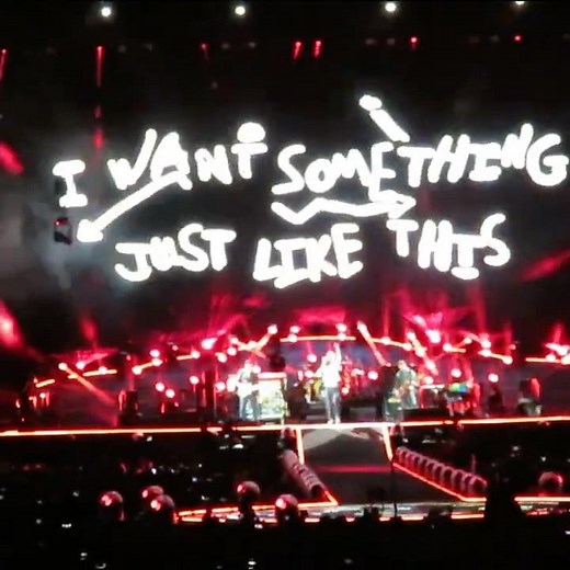 Something Just Like This by Coldplay at A Head Full of Dreams Tour at Levi's Stadium, Santa Clara