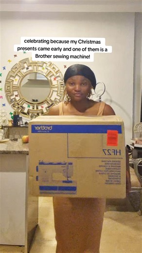 Good New youtuber fams I finally got my sewing machine thr Brother hf27 I'm so excited. #shorts #pov