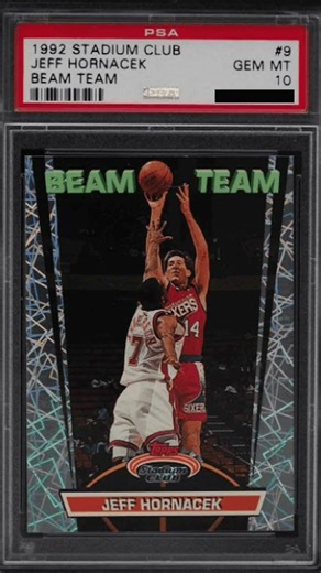 Sets Still Matter 1992 Stadium Club Jeff Hornacek Beam Team PSA 10 $392 Rec Who? Exactly up 10X 2018