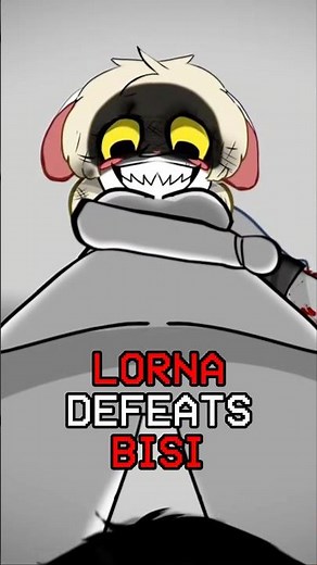 LORNA DEFEATS BISI | Terrible Mouse #shorts #terriblemouse