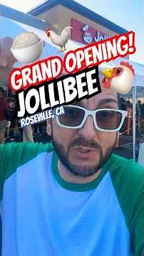 I’m at the Jollibee Grand Opening in Roseville, Ca. The line has been packed all day