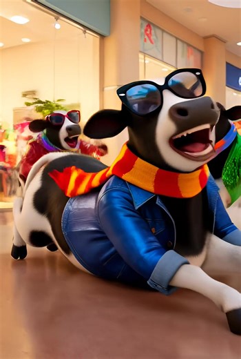 FUNNY COW DANCE 😂 │Cow Song & Cow Videos 2025 | Cow dance mix | funny dancing cow | mooing cow |moo