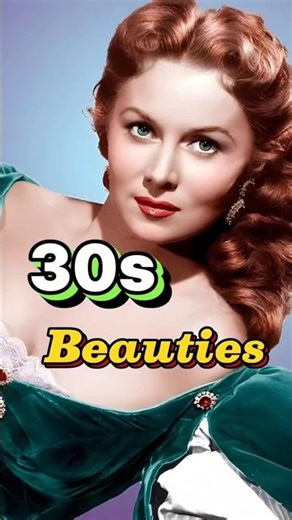 10 most Beautiful actresses of the 30s. (part 4) #celebrities #goldenagecinema