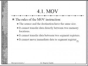 Microprocessor CH4 Part#1