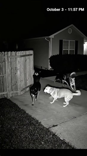 “Brave Dogs Chase Intruder Out of Compound | Heroic Pack Saves Home | Real CCTV Footage”