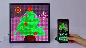 LED pixel display art display with Bluetooth app control