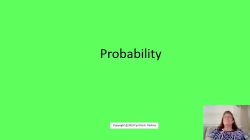 Basic Probability Video with Practice Pages