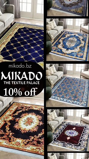 162K views · 384 reactions | #SALE ALERT!  Rug in a Bag collection is on sale! Get 10% OFF stunning design. Finding the perfect rug for your home! See all the designs of this 5x7' area rug & price at: https://bit.ly/3LYPY2T  37 Albert Street, Belize City  Mon - Sat | 8:30am-5:30pm  Shop Online @ mikado.bz ☎️ Whatsapp 609 2222 or 615-1762  Countrywide Shipping #Rugs #Sale #10PercentOff #Mikado #RugInABag #HomeDecor | Mikado Store | Facebook