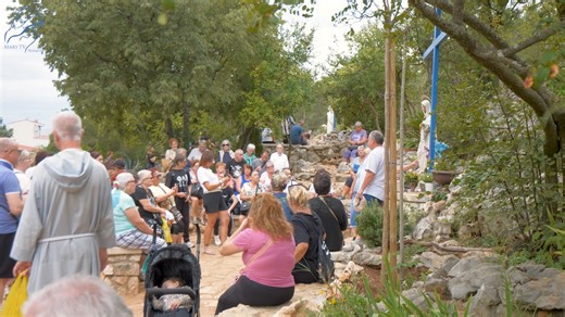 Today in Medjugorje at the Blue Cross | Mary TV
