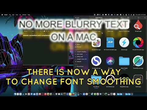 How to Fix Text on a MacOS Big Sur! Finally it can look Good!
