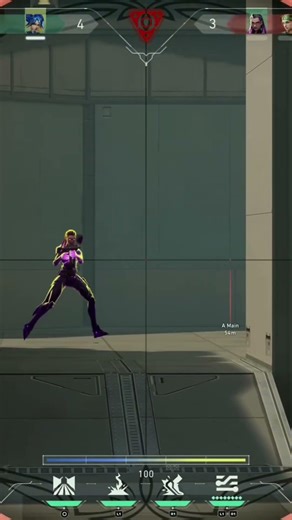 Neon backwards slide #valorant #neon