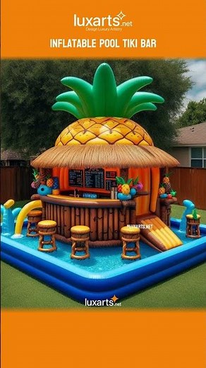 Inflatable Pool Tiki Bar: Design Your Own Tropical Oasis