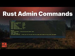How To Run Rust Admin Commands