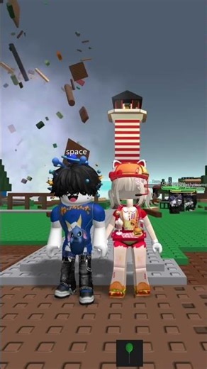 The wise old elf flew away 😱 #fyp #roblox #naturaldisaster #viral