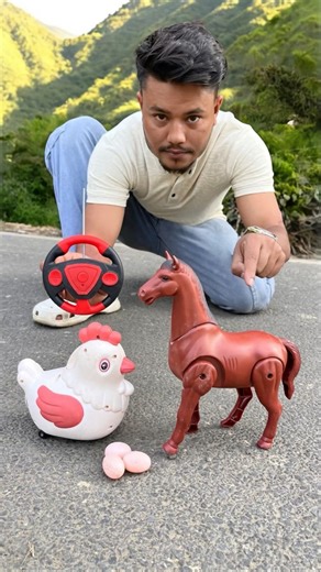Remote controlling Rc Horse & Egg Wala Gurgi Unboxing dise