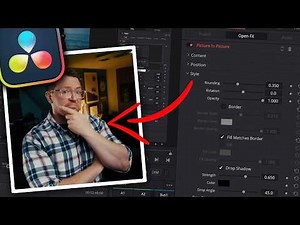 Brand NEW Picture in Picture Effect in DaVinci Resolve 21 FREE