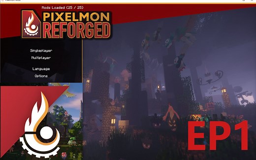 半糖 我的世界【神奇宝贝日常】EP1 这道馆就离谱! The Pixelmon Modpack 整合包系列生存