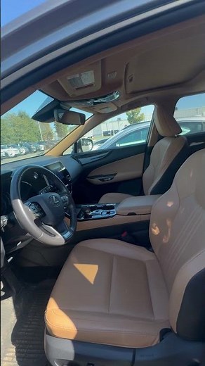2022 Lexus NX350 Atomic Silver with Glazed Caramel interior