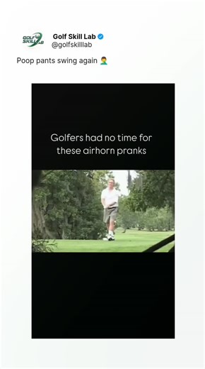 Golf Skill Lab on Instagram: "Still a solid swing with poop pants ⸻⸻⸻⸻⸻ ⚡️ Swing problems? We’ve all been there. We turn complicated drills into easy wins for your game. 📄 Straightforward. Practical. Game-changing tips inside. 👉 Follow @GolfSkillLab to sharpen your skills today. . . . #golfswing #golfpractice #golfdaily #golfimprovement #golffocus"