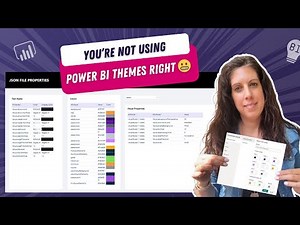 Visualize Your Power BI Theme: Build a JSON Settings Dashboard!