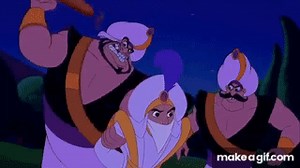 Aladdin tied up gagged and drowning on Make a GIF