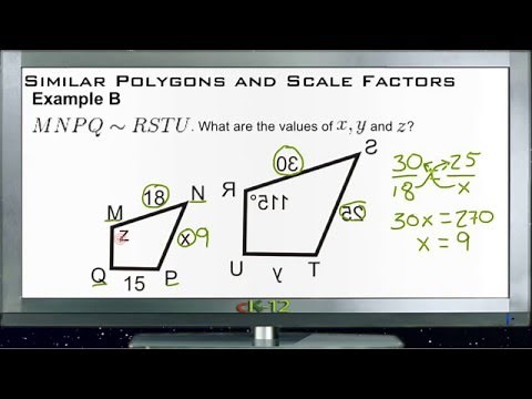 Similar Polygons and Scale Factors: Examples (Basic Geometry Concepts)