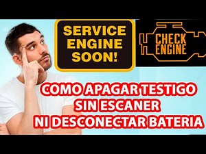 Turn off Check Engine Light Without a Scanner and Without Disconnecting the Battery (for Any Vehi...