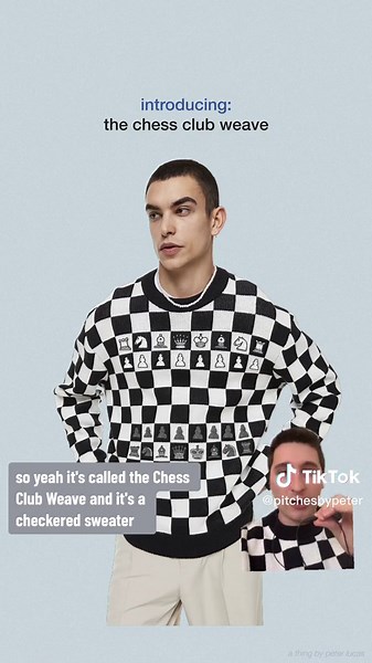 Chess Club Weave: The Interactive Sweater