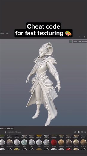 Ruslan | Stylized 3D Art on Instagram: "Initially textured with SimpleDiffuse in Substance Painter ➡️ final result with handpaint details"