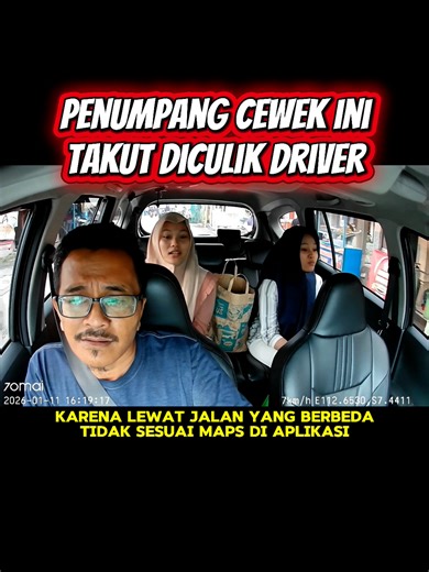 Penumpang taksi online takut diculik driver 😱 #taksionline #antarjemputbandara #driveronlinetiktokersindonesia #driveronline #fypシ゚