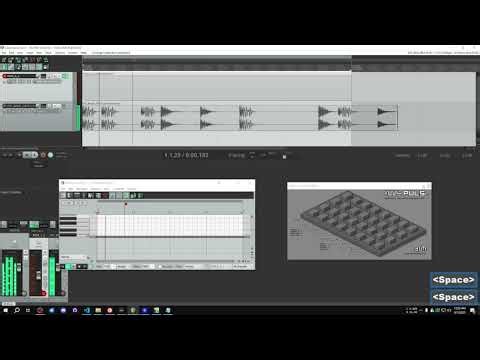 Playing around in PULS: I use just one (free) synth for a quick beat