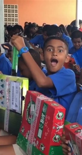 Witness The Joy Within An Operation Christmas Child Shoebox