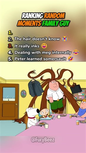 Ranking Random Moments Family Guy