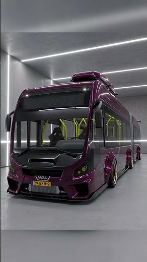 VDL city bus meets Japanese VIP style 🚌🇯🇵 purple, low, wide. #fleetvision #vdl #publictransport #bus