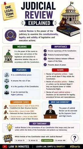 Judicial Review Explained | Constitutional Law