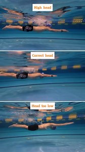 Head position in swimming is extremely important. #swimtimelog #swimbravetribe #openwaterswimming #swimmingwhitnature #swimmingtechnique #swimmingdrill #freestyleswimming #backstrokeswimming #breaststrokeswimming #swimmingcoach #swimminglesson #drillswimming | Swim Time Log