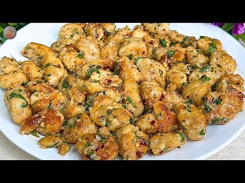 Garlic Butter Chicken Bites | Delicious Juicy Chicken Bites | Easy Appetizer Recipe