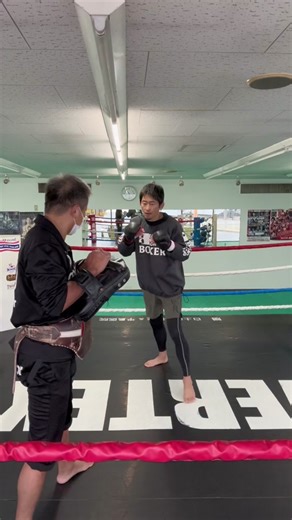 吉永代表、最終調整終了！ 応援よろしくお願いします！ #啓之輔 #ブレイキングダウン #キックボクシング #vertex