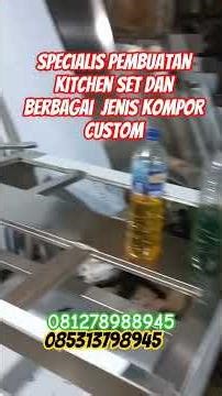 specialist in making custom kitchen sets and stoves