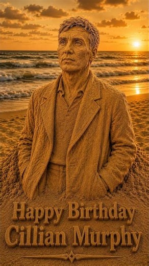 Happy 50th Birthday Cillian Murphy | Sand Art Tribute 🌅 | Mindset On Sand