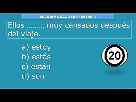 Spanish Quiz. Ser or Estar. Get This Test To Improve Your Spanish