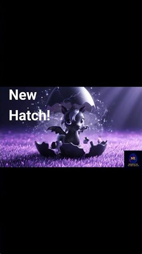 🌑 Shadow Unicorn Hatch! | A New Cute Fantasy Creature Appears 🦄✨#shorts #unique