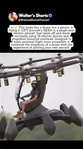 A Single-Seat Flying Machine You Can Actually Pilot 🤯🚁