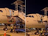 Airline worker falls onto runway after steps moved away from aircraft