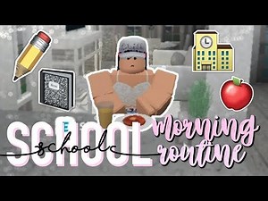 School Morning Routine | Roblox bloxburg (Roleplay)
