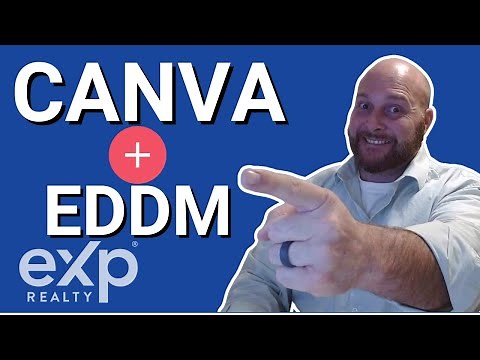 Real Estate Agents - Designing EDDM Marketing Pieces with CANVA 101