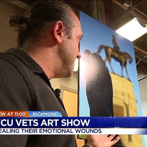 Veterans heal their emotional wounds at VCU Vet Art Show